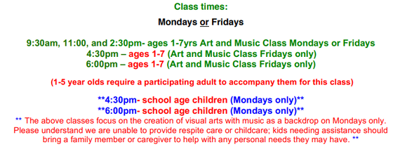 Holiday Art Classes for Kids
